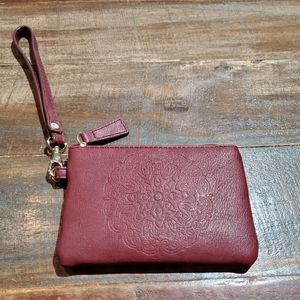 Leather Laura Janelle Wristlet